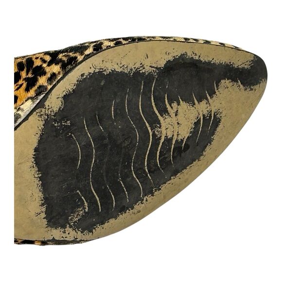 Matisse Nugent Leopard Calf Hair Leather Ankle Boots Booties Sz 7.5 Brown Ombre - Picture 15 of 16